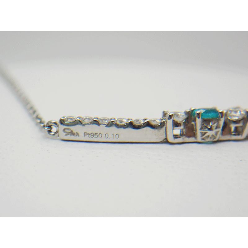 STAR JEWELRY スタージュエリー PT950 40cm パライバトルマリン 