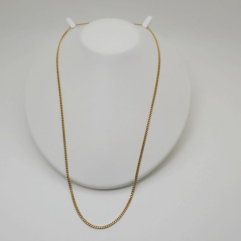 K18. 750金 ネックレス15g K18 750 喜平ネックレス 2面 シングル 60cm 15g（実重量16.2g） K18YG