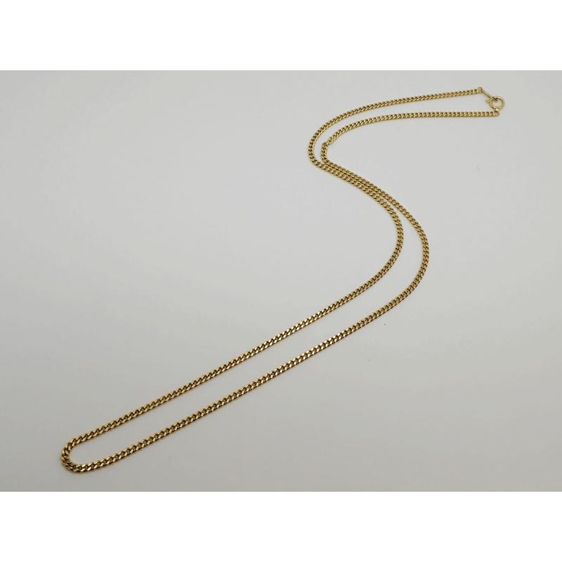 K18. 750金 ネックレス15g K18 750 喜平ネックレス 2面 シングル 60cm 15g（実重量16.2g） K18YG