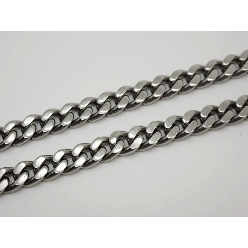 Pt850 プラチナ 喜平/キヘイ2面 シングル 50cm 実重量75.2g 50g 100g