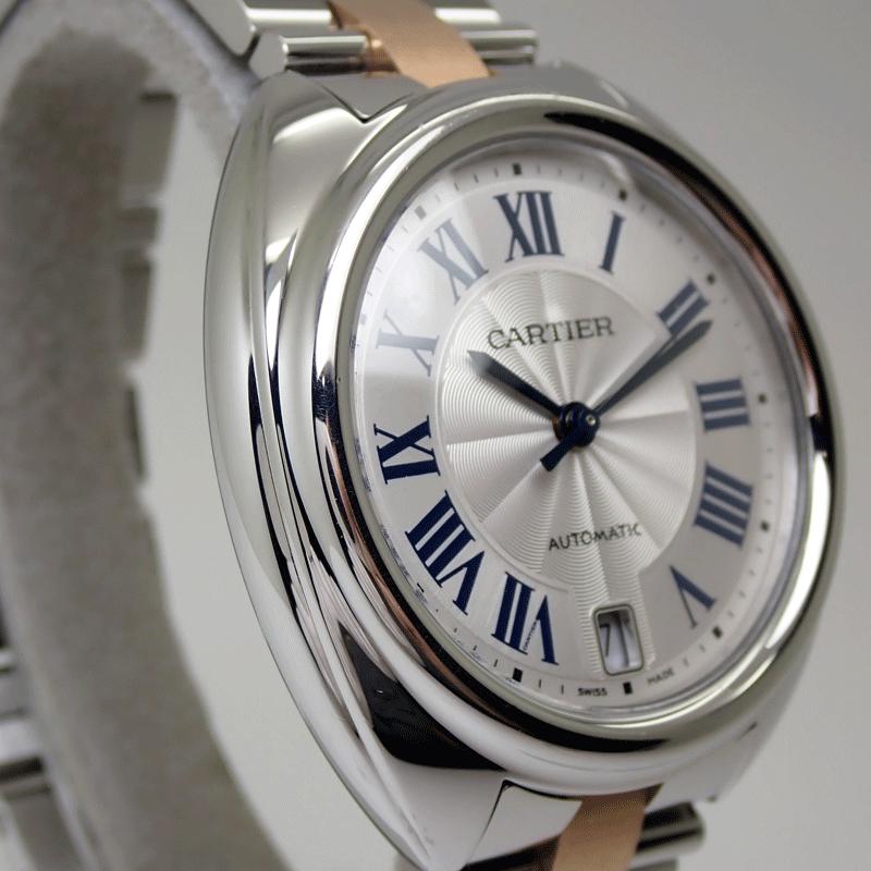 Cartier カルティエ クレ ドゥ W2CL0003 K18 RED GOLD PG/SS コンビ
