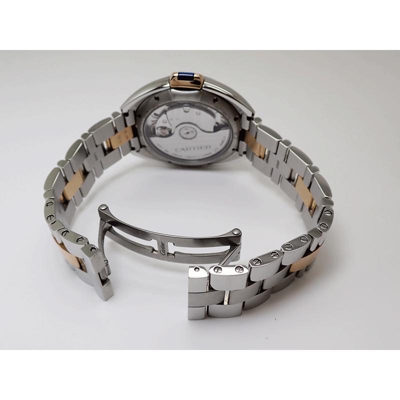 Cartier カルティエ クレ ドゥ W2CL0003 K18 RED GOLD PG/SS コンビ