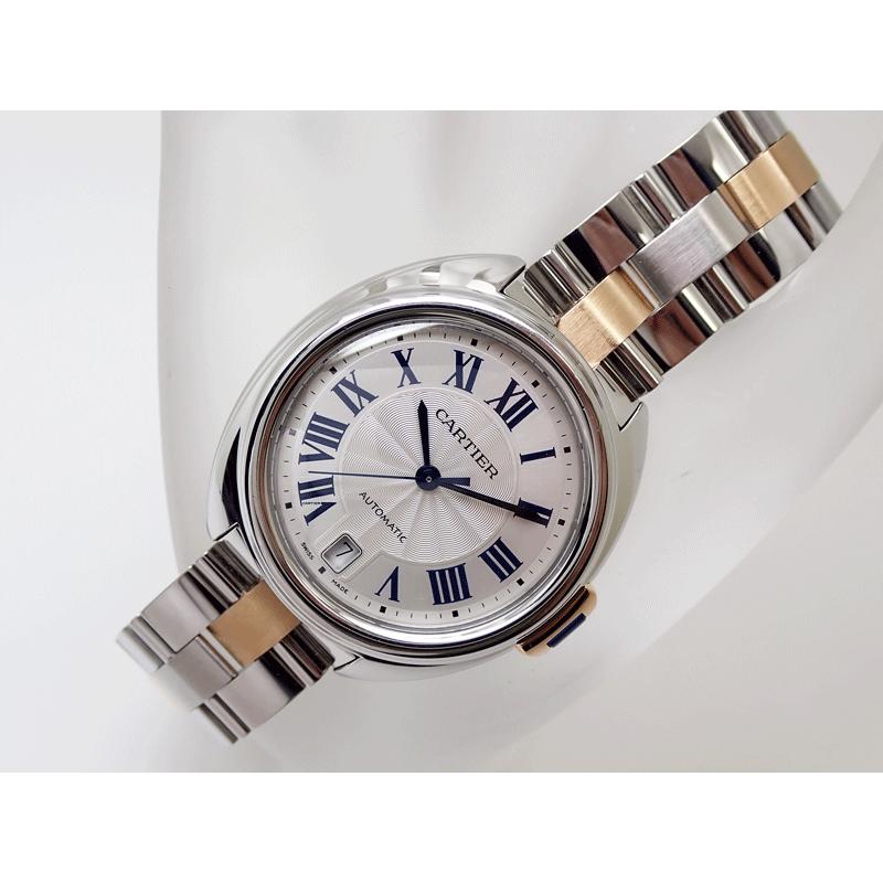 Cartier カルティエ クレ ドゥ W2CL0003 K18 RED GOLD PG/SS コンビ