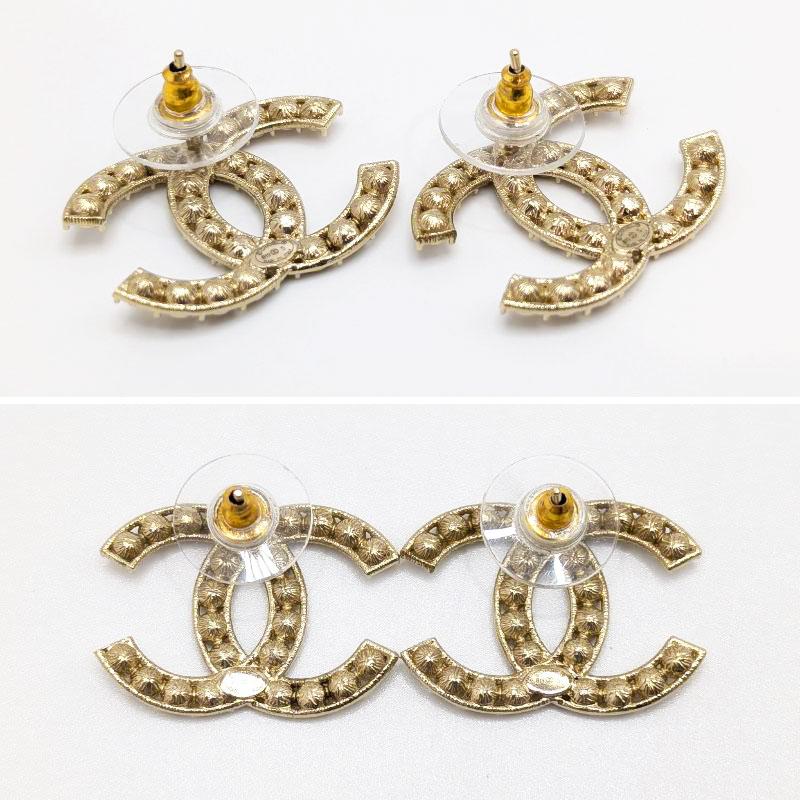 CHANEL（シャネル） ココマーク ラインストーン ピアス B19 S