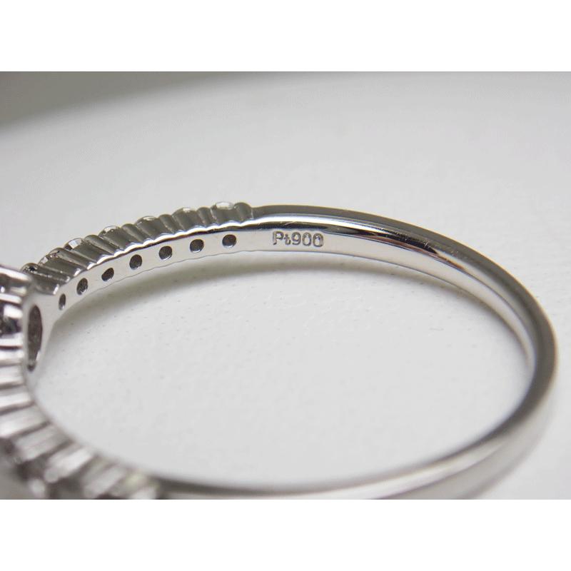 PT900 天然ピンクダイヤモンド リング PD0.055ct FANCY LIGHT PURPLISH