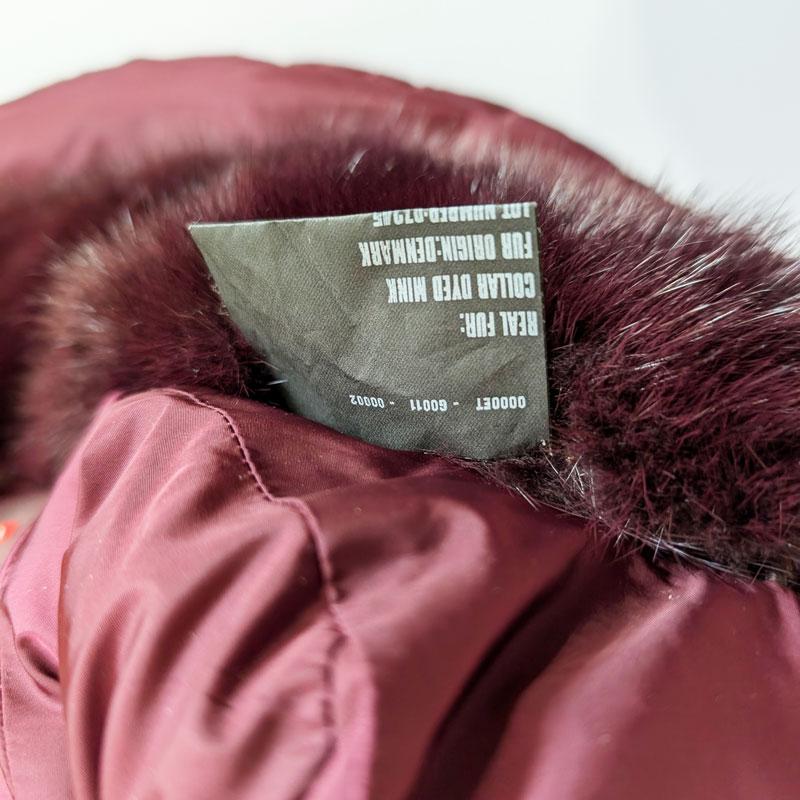 PRADA（プラダ） サイズ：38 ダウンジャケット ダウンコート ボルドー