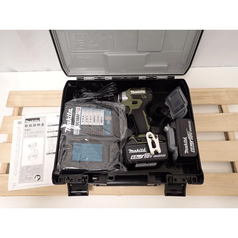 未使用】makita(マキタ) 18V 充電式インパクトドライバ TD173DRGXO 