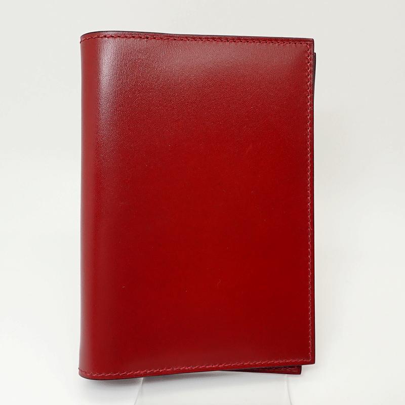 HERMES エルメス ボックスカーフ ボルドーカラー アジェンダPM 手帳 