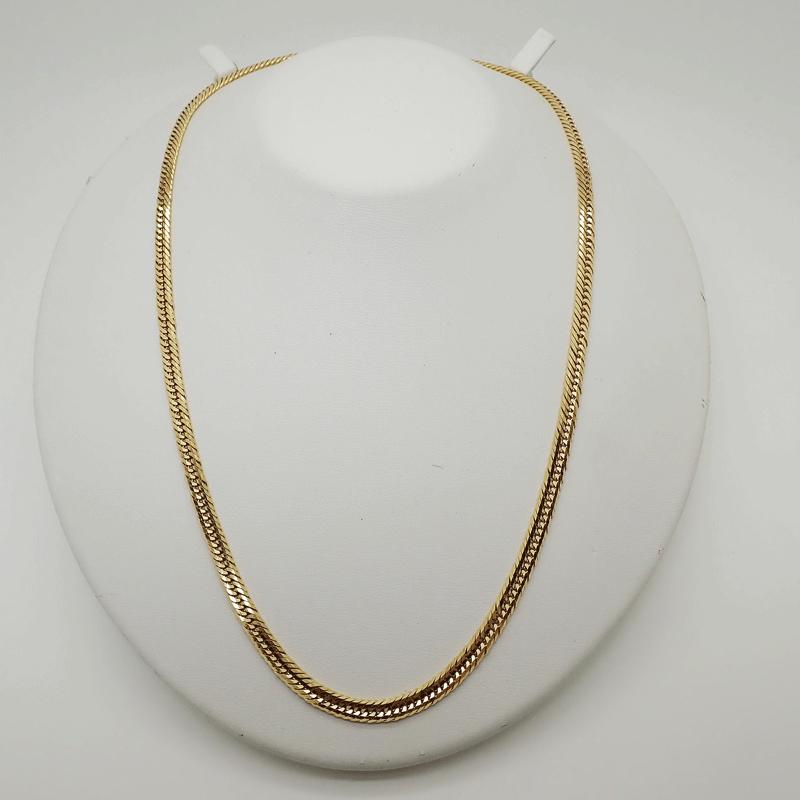 中古美品】K18 喜平 トリプル12面 金 ネックレス 50cm 30g（実重量30.5