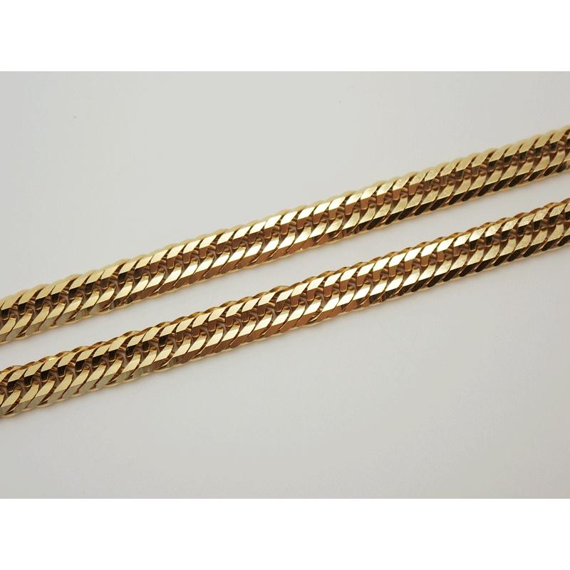 中古美品】K18 喜平 トリプル12面 金 ネックレス 50cm 30g（実重量30.5