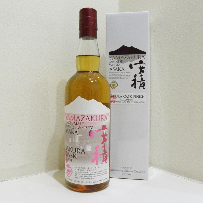 福島県内限定発送！！未開栓 桜カスク 山桜 シングルモルト安積 700ml
