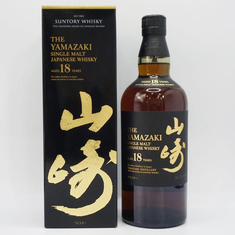 福島県内発送！ 未開栓 SUNTORY WHISKY 山崎18年 サントリー シングル