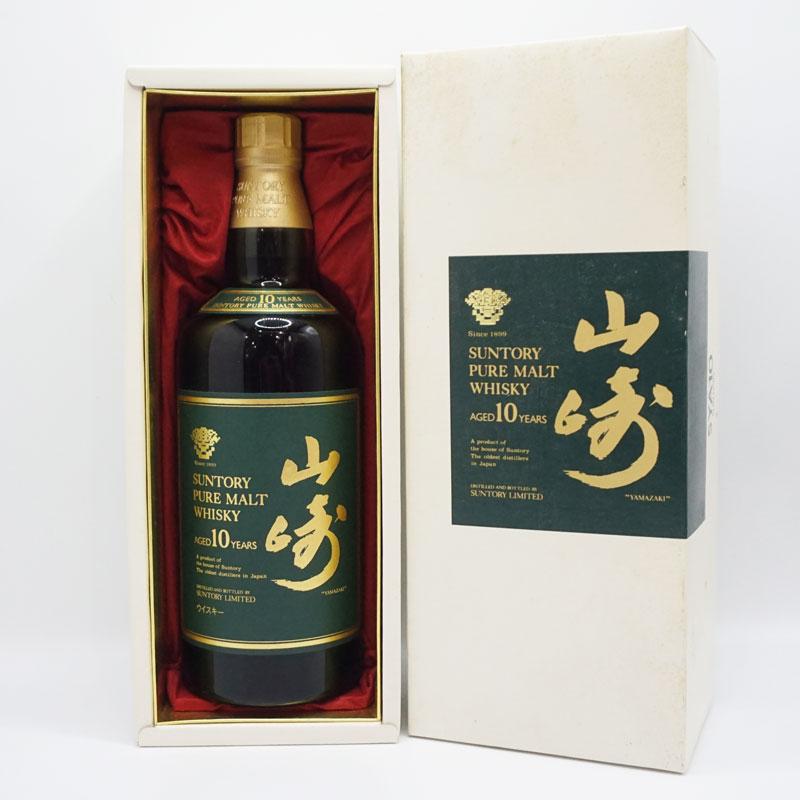 福島県内限定発送! 未開栓 SUNTORY WHISKY 山崎 10年 サントリー