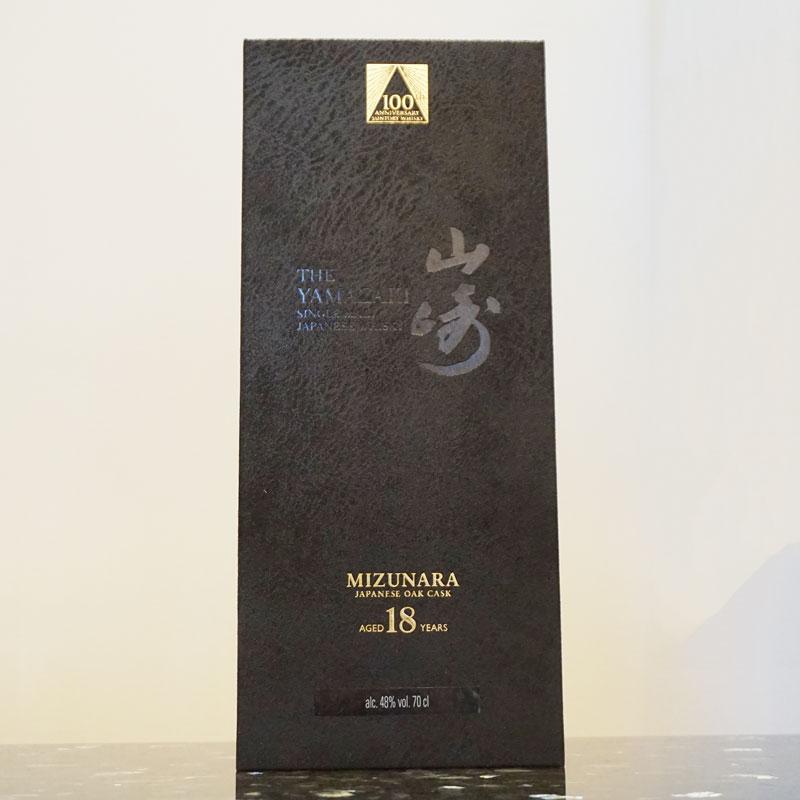 福島県内発送！未開栓 SUNTORY WHISKY 山崎 YAMAZAKI 18年 ミズナラ