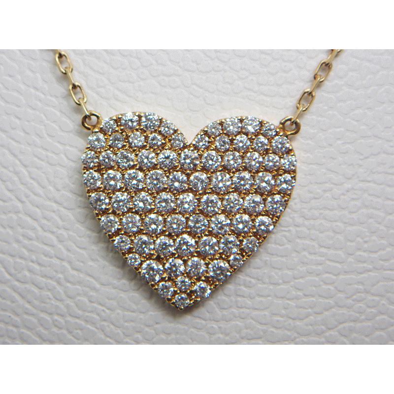 AHKAH アーカー ハートパヴェモアイアン ネックレス K18 VC0985010100