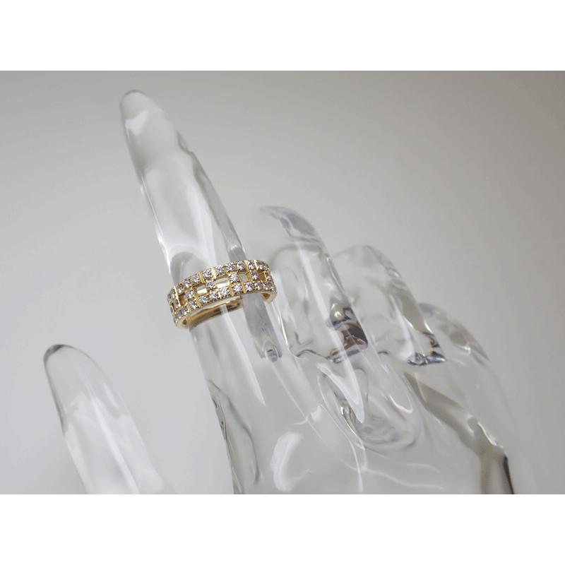 TIFFANY&CO. T トゥルー ワイド リング 幅 5.5 mm 0.99ct 67459040 750