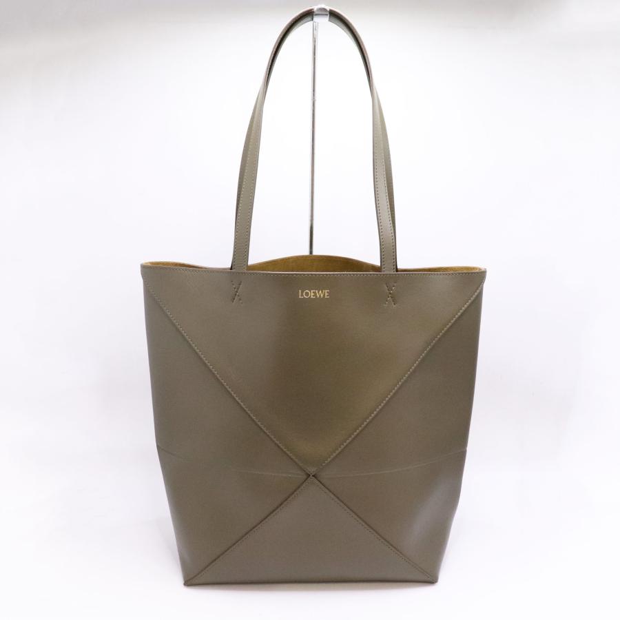 LOEWE（ロエベ） 未使用 パズルフォルド トート ミディアム ダーク