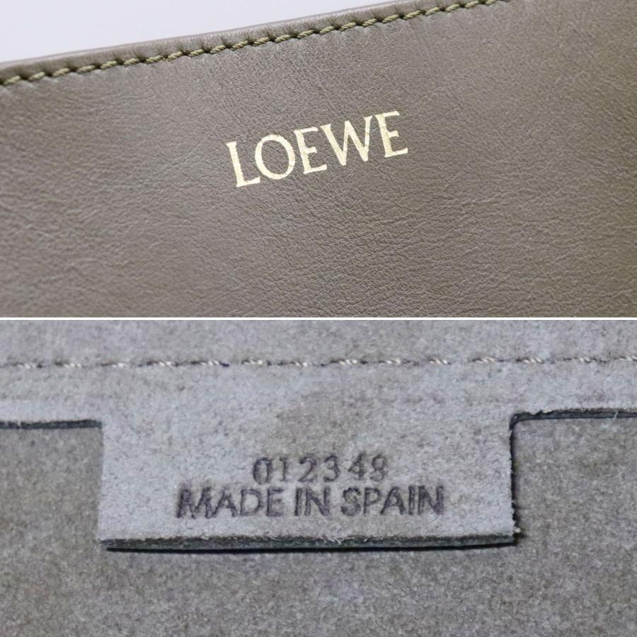 LOEWE（ロエベ） 未使用 パズルフォルド トート ミディアム ダーク