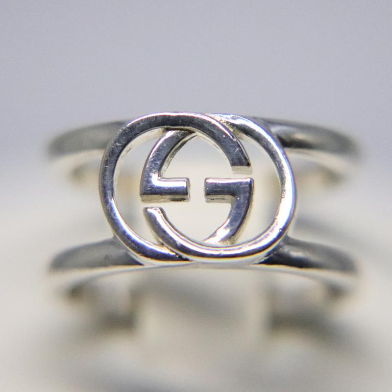 GUCCI（グッチ） SV925 インターロッキングG リング シルバー GG 重量 