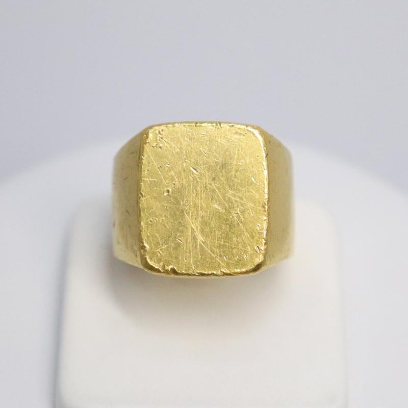 tezuka.shuichi K24 純金 メルトリング 約5.77g 受注販売】K24 純金リング (センターライン) ※発送までに約1か月お時間