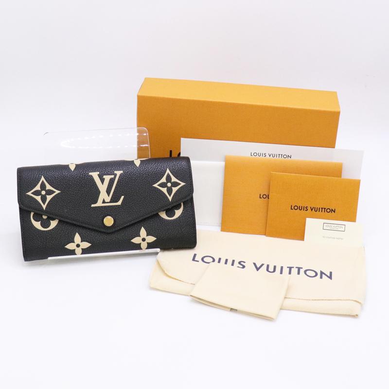 LOUIS VUITTON（ルイ・ヴィトン） 美品 ポルトフォイユ・サラ ブラック 
