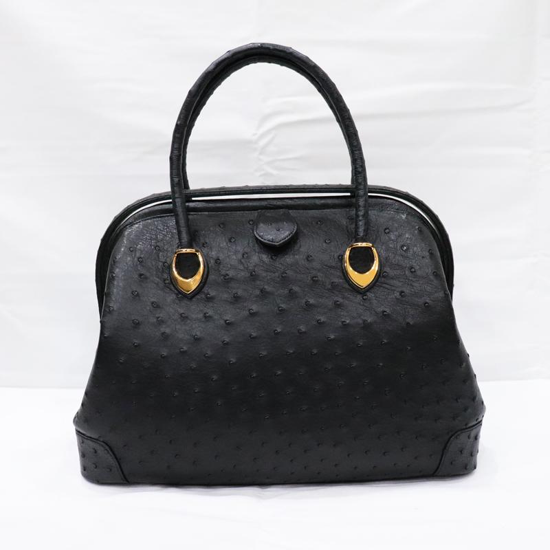 未使用 保管品 SUN-ACE サンエース オーストリッチ ポーチ付