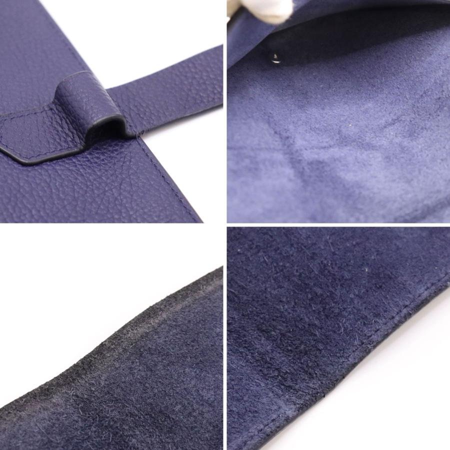 dunhill（ダンヒル） エンベロープ 手帳カバー ネイビー レザー 文房具