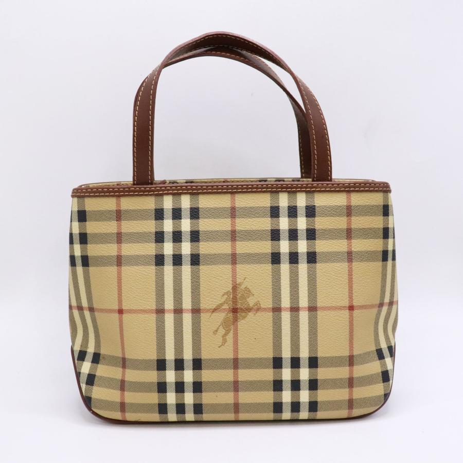 BURBERRY（バーバリー） ミニトート ハンドバッグ PVC ノバチェック
