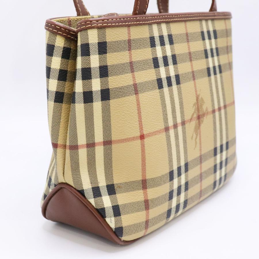 BURBERRY（バーバリー） ミニトート ハンドバッグ PVC ノバチェック