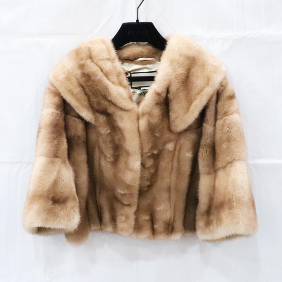 GUCCI（グッチ） 希少 イタリア製 ナチュラル ミンク クロップド