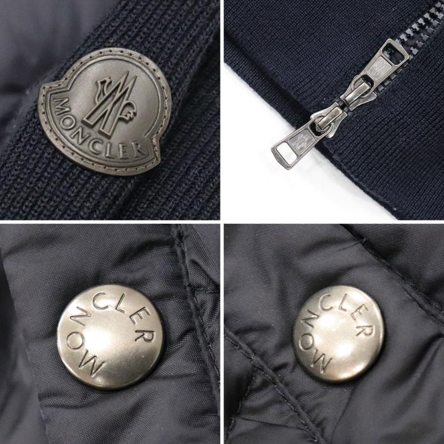 MONCLER（モンクレール） MAGLIONE TRICOT CARDIGAN ニット切替 ダウン
