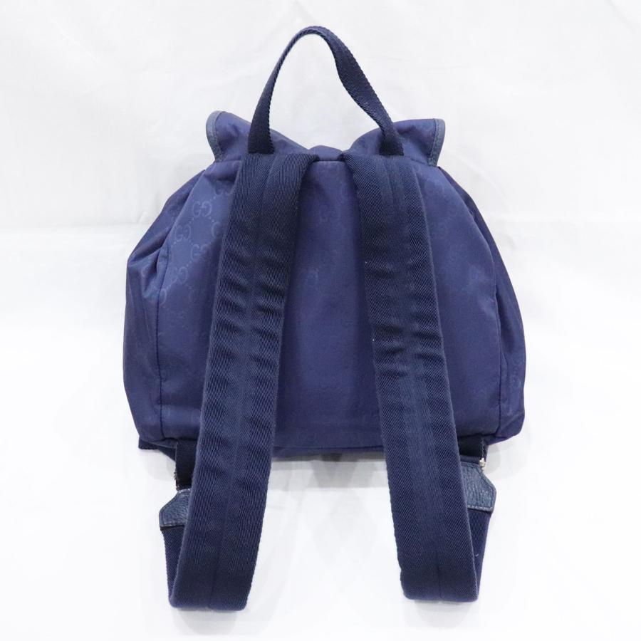 GUCCI（グッチ） GGナイロン バックパック リュック ネイビー 紺 