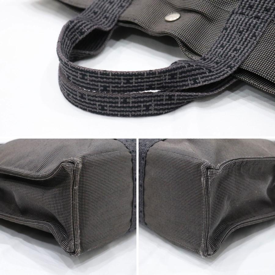 HERMES（エルメス） エールラインMM トートバッグ キャンバス グレー