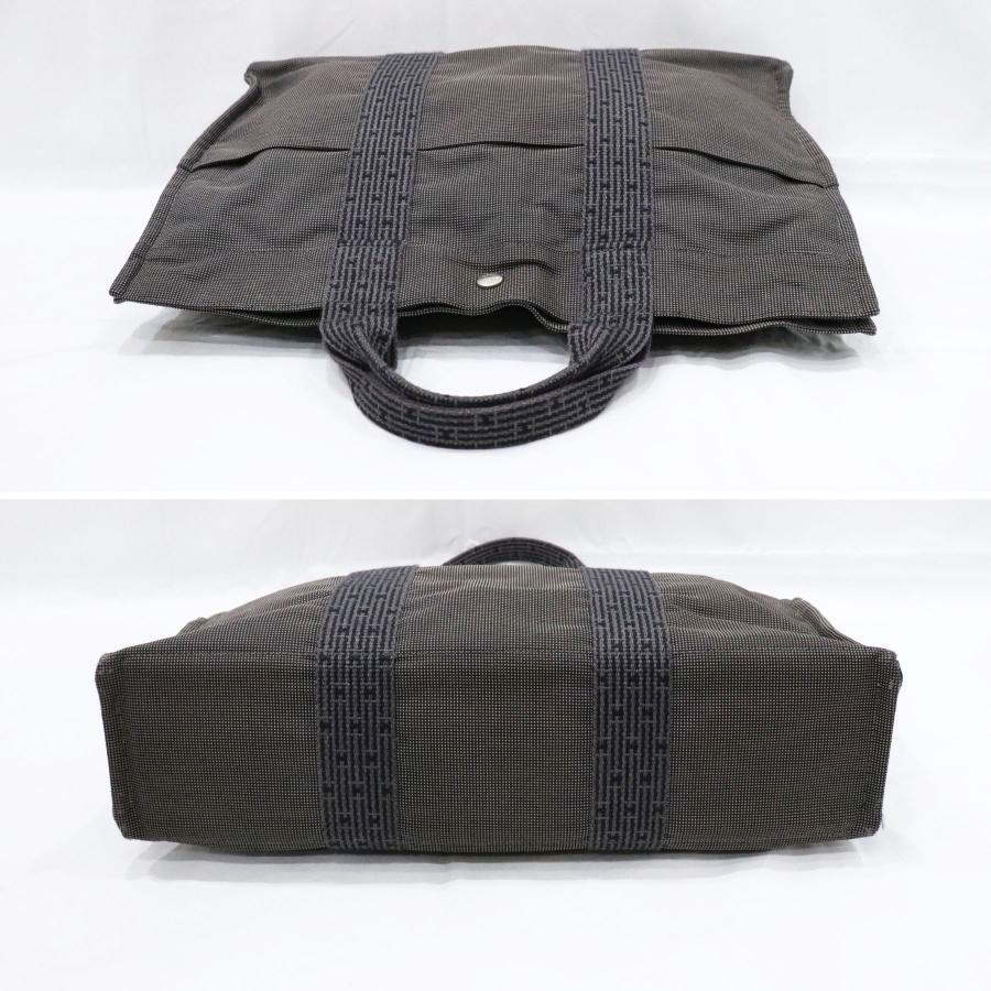 HERMES（エルメス） エールラインMM トートバッグ キャンバス グレー
