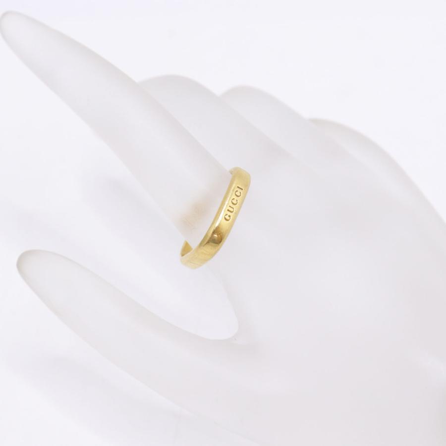GUCCI（グッチ） 750 K18 スクエア リング 重量約4.7g サイズ棒＃14号 