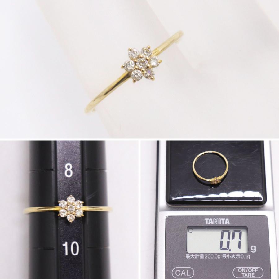 ESTELLE（エステール） K18 ダイヤピアス 0.15ct×2 重量約1.1g / K10 