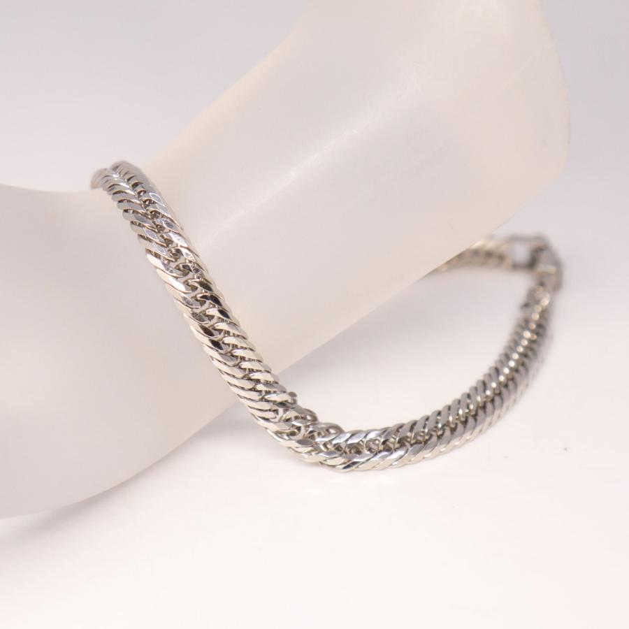 TANE タネ Sterling Silver 925 トリプルブレスレット GINZA TANAKA 田中貴金属 Pt1000プラチナ 喜平 12面 トリプル