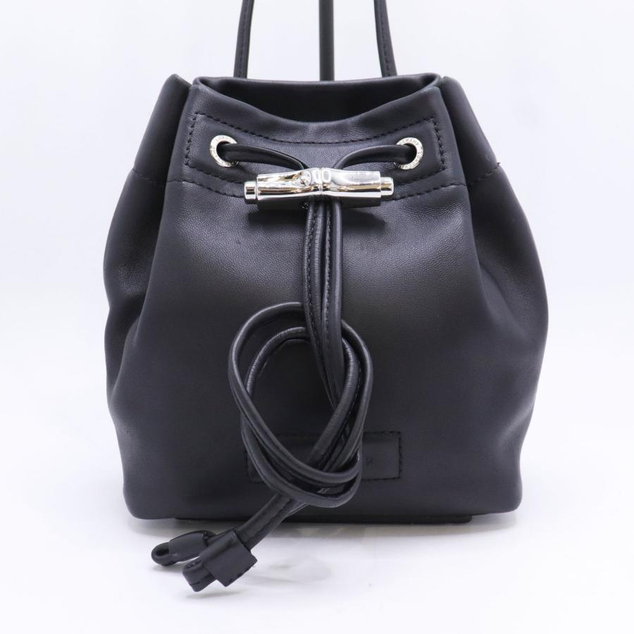 LONGCHAMP（ロンシャン） ドローストリング バケットバッグ ロゾ 