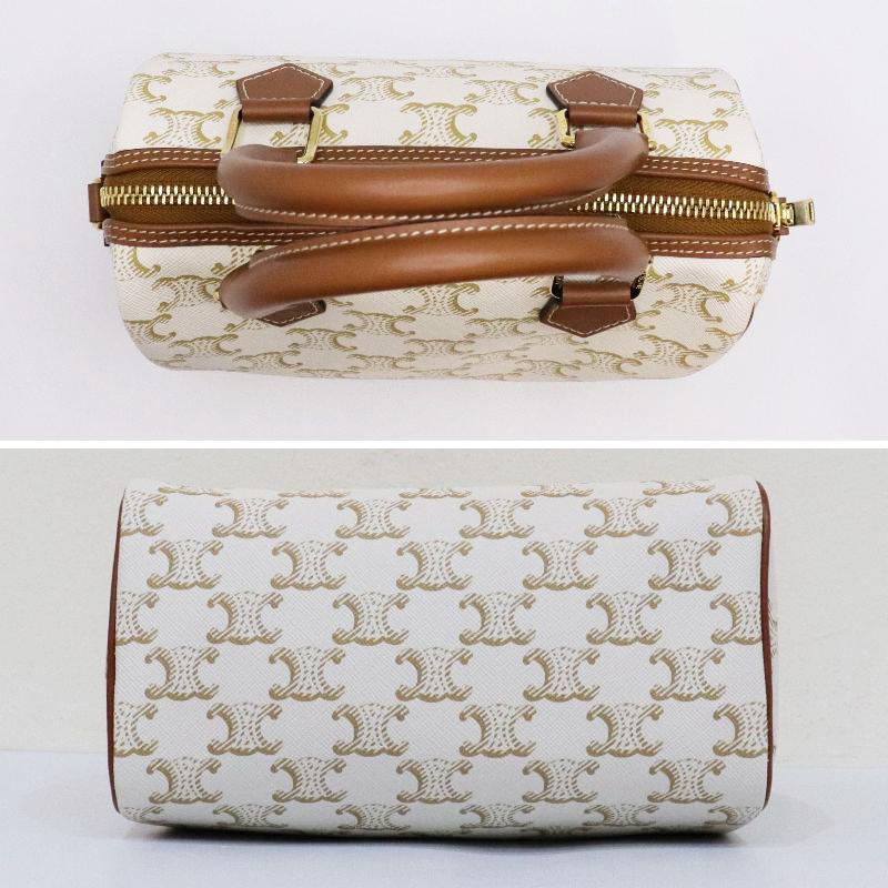 TRIOMPHE 【新品同様】CELINE セリーヌ スモールボストン トリオンフ