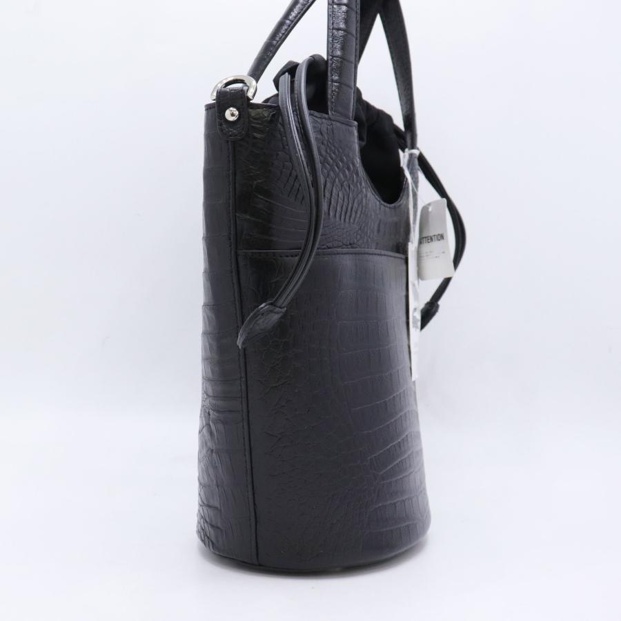 未使用 ZARMOI カイマン 3way ハンドバッグ ショルダーバッグ ブラック