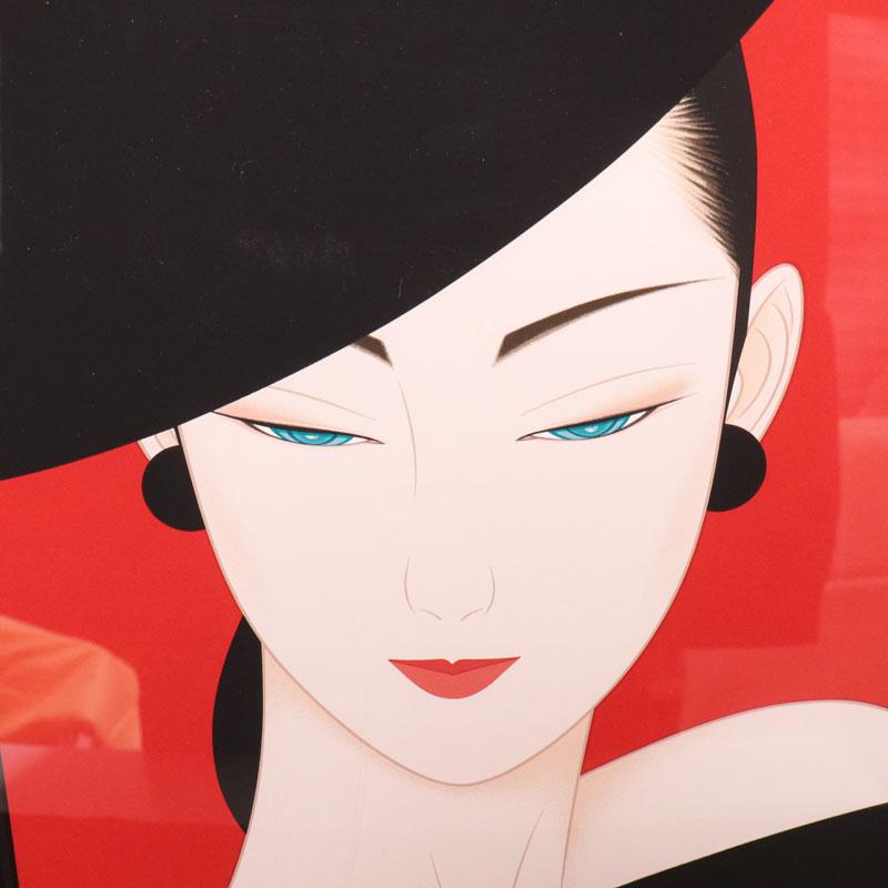 鶴田一郎 ICHIRO TSURUTA「エクセレントレッド」 11/200 版画 シルク
