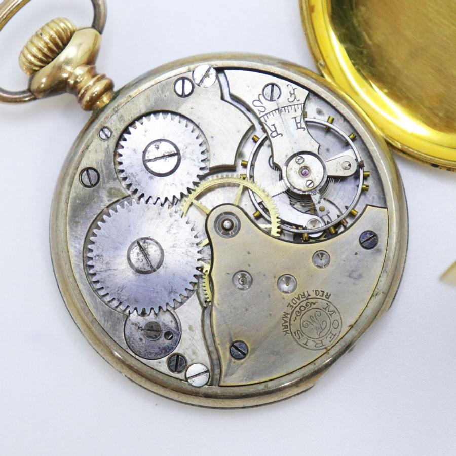 Moeris モーリス 懐中時計 18K 手巻き スモセコ 重量約42.2g