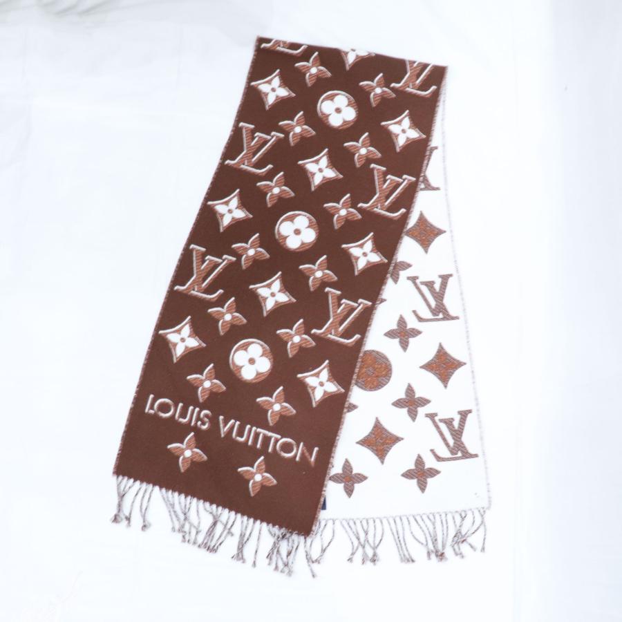 ヴィトン　LV エセンシャル　シャイン　マフラー　M78896 マロン LOUIS VUITTON（ルイ・ヴィトン） マフラー・LV エセンシャル シャイン