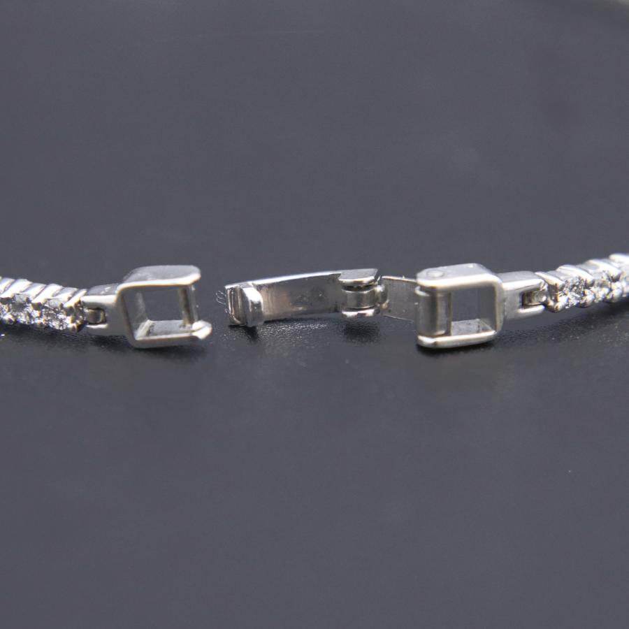 K18 WG ダイヤモンド ブレスレット ダイヤ 0.63ct 重量約4.7g