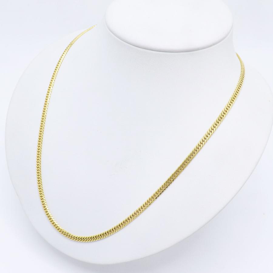 K18 750 喜平 6面 ダブル 金 ネックレス 重量約20.5g 約50cm 造幣局 