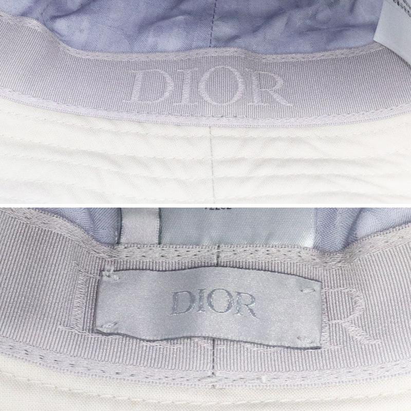 Dior HOMME ディオール バケットハット 243C907B5681 帽子 ホワイト 白