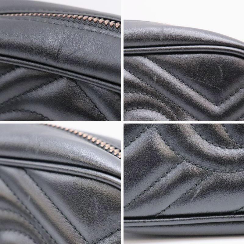 GUCCI（グッチ） 中古◇GUCCI GGマーモント キルティング ミニバッグ