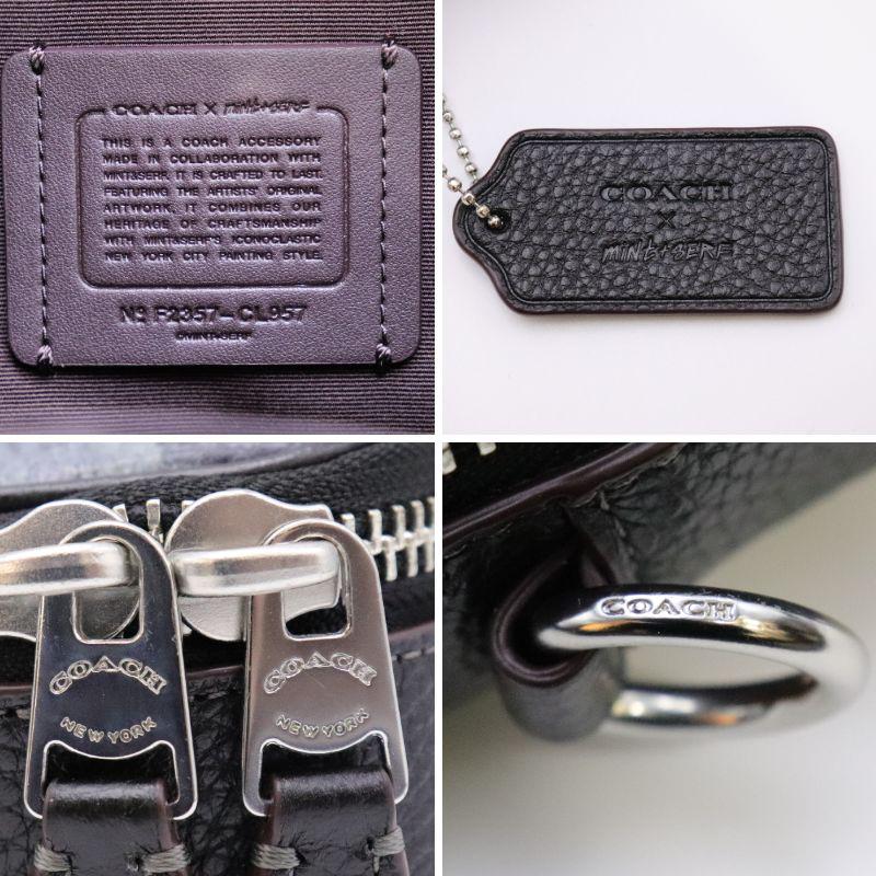 COACH（コーチ） 中古 COACH MINT + SERF ミント＆サーフ コラボ スタントン クロスボディ ショルダーバッグ CL957 ...