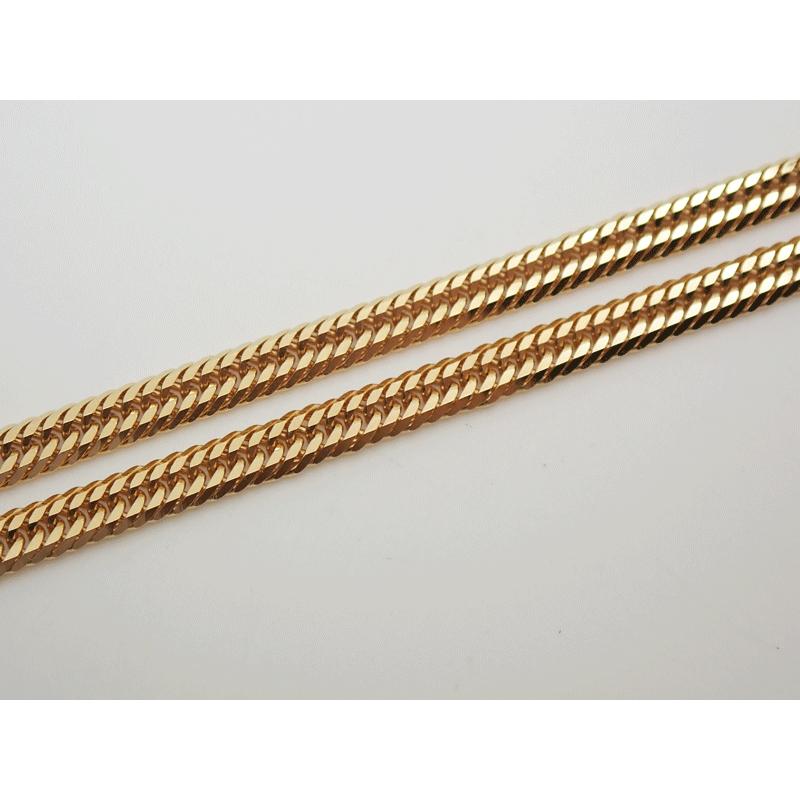 中古美品】K18 喜平 トリプル12面 金 ネックレス 45cm 10g（実重量11.4