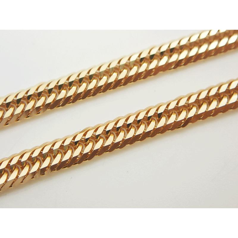 中古美品】K18 喜平 トリプル12面 金 ネックレス 45cm 10g（実重量11.4 